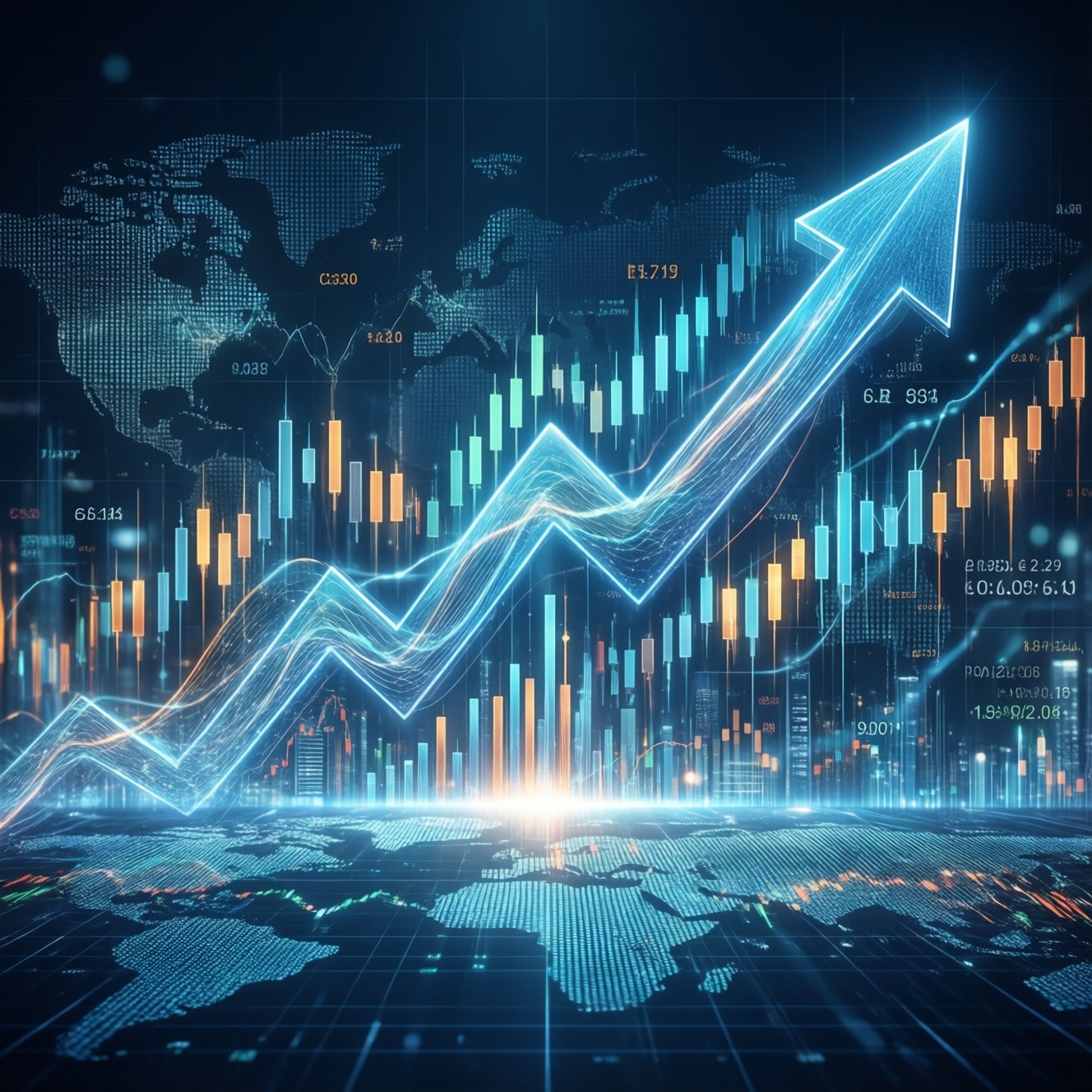 Economic background: 105 768 иллюстраций для финансовых и бизнес-проектов